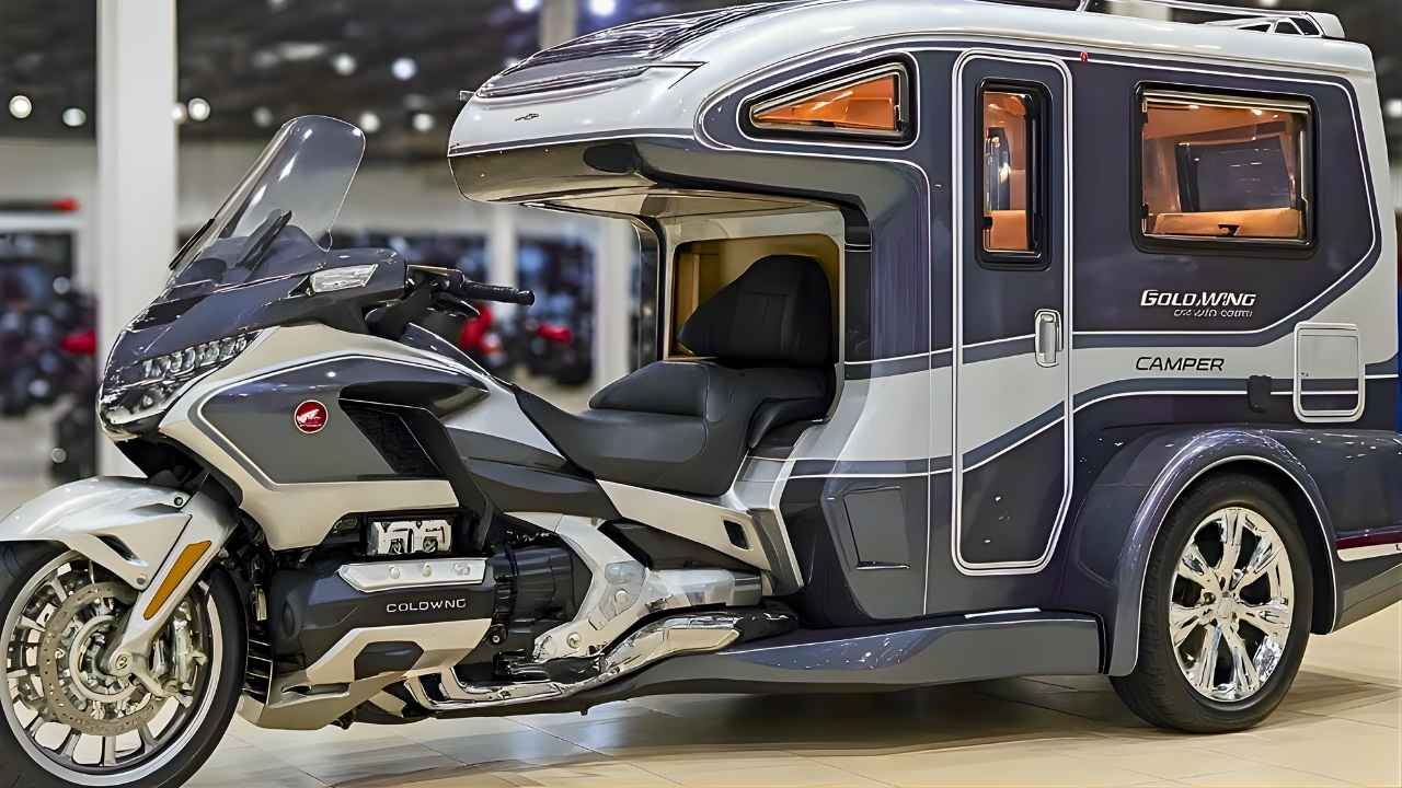 2026 Honda Goldwing Hybrid Luxury Trike RV Touring Tricycle Camper with Advanced Features