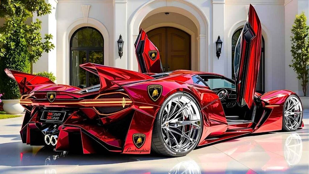 2026 Lamborghini Aventador Concept Italy’s Red Wild Bull Supercar Unleashed