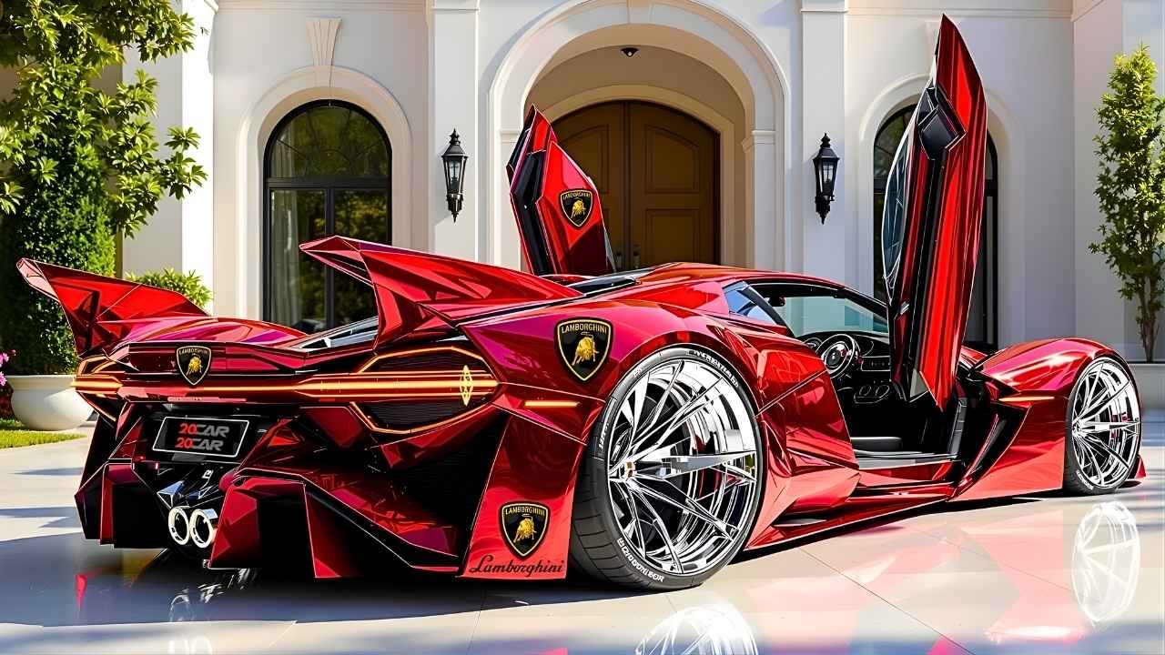 2026 Lamborghini Aventador Concept Italy’s Red Wild Bull Supercar Unleashed