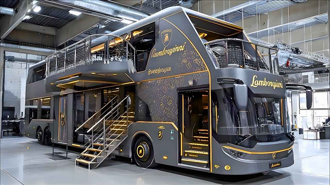 2026 Lamborghini Double-Decker RV Revealed Supercar Performance Meets Travel